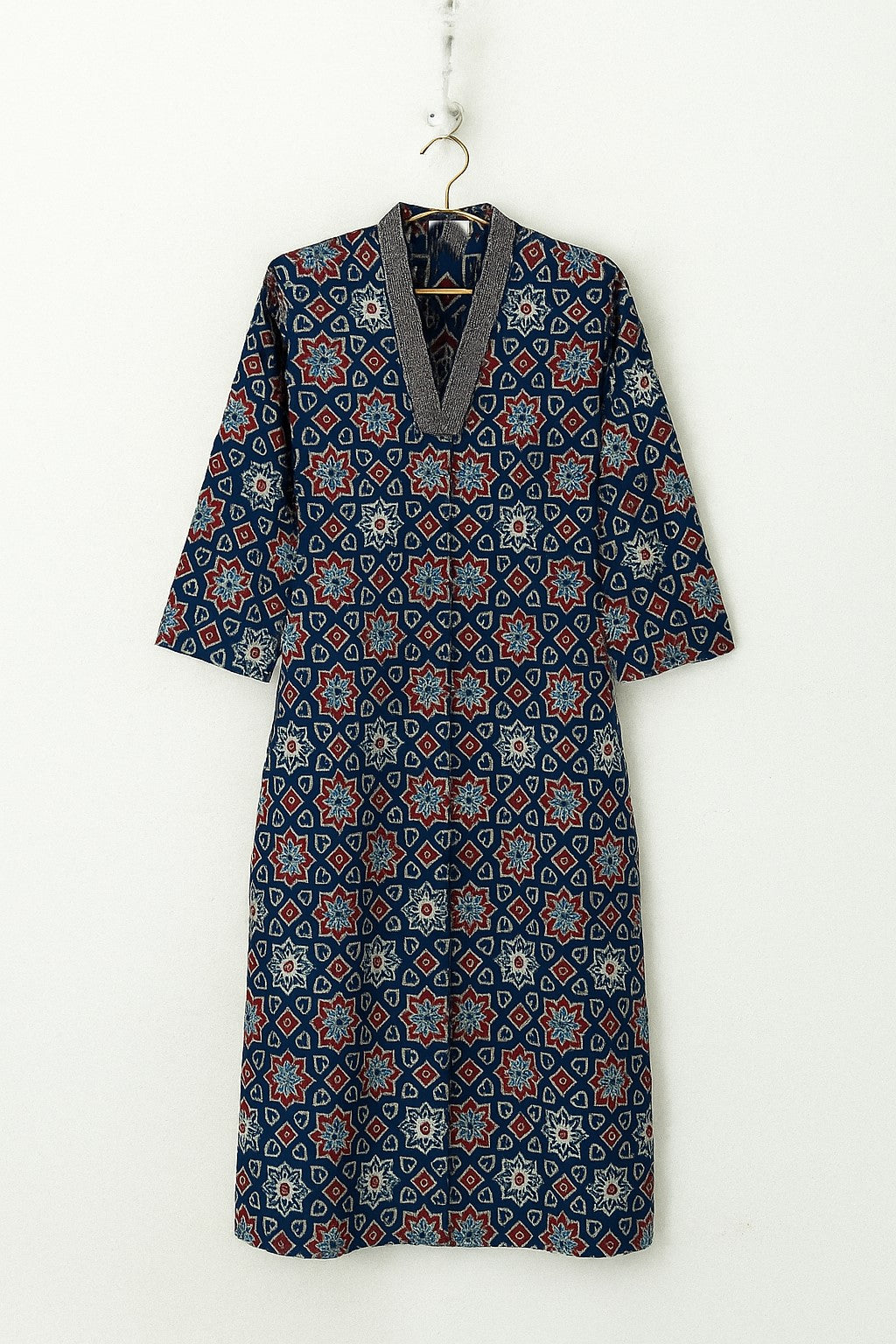 Kutch Indigo Ajrakh Kurta