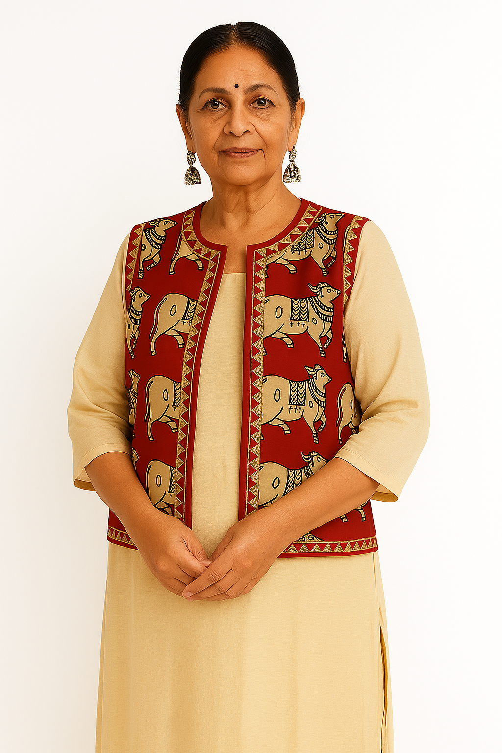 Andhra Kalamkari Short Jacket