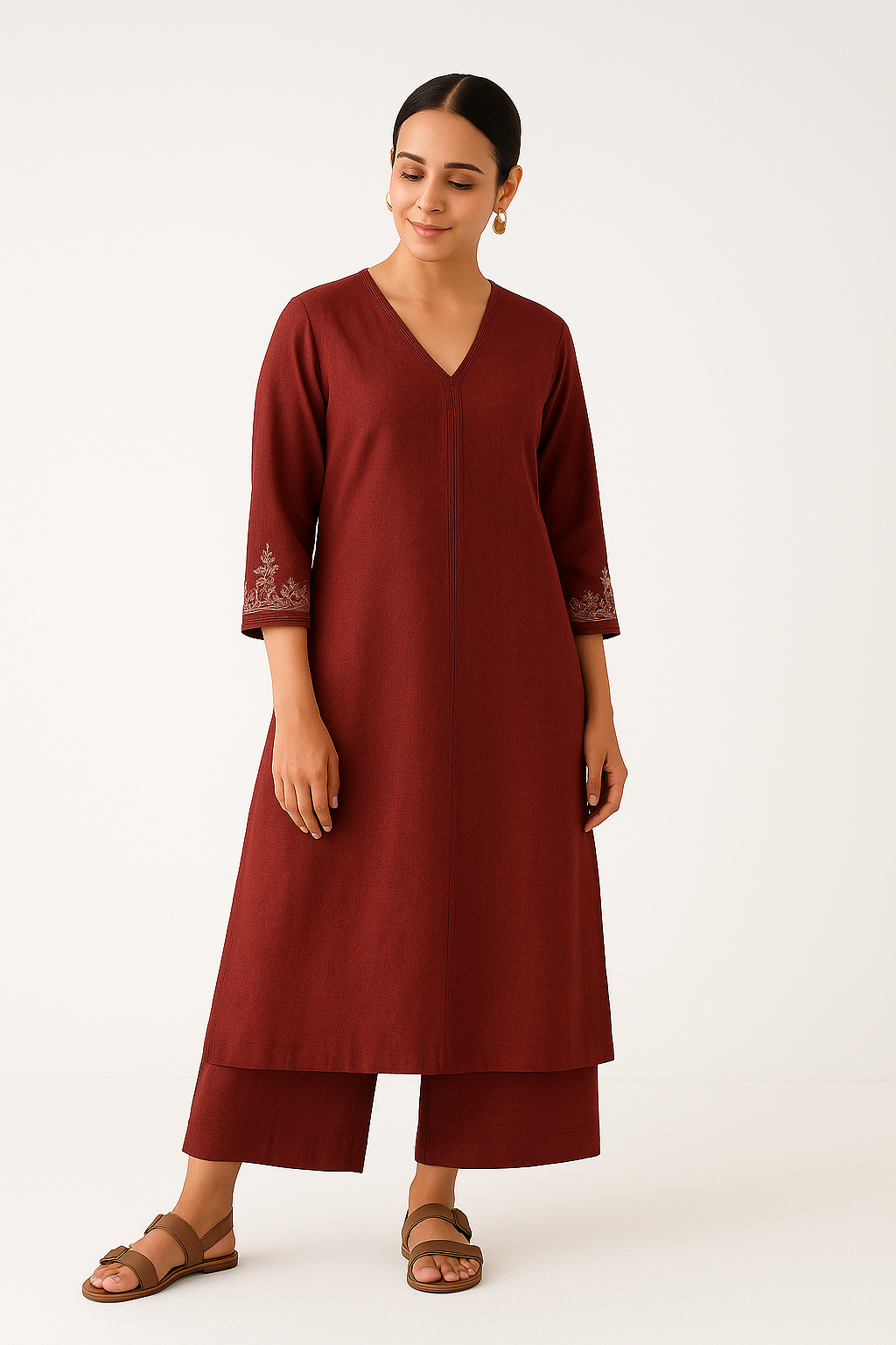 Dharwad Cotton Kurta (Anaardana)