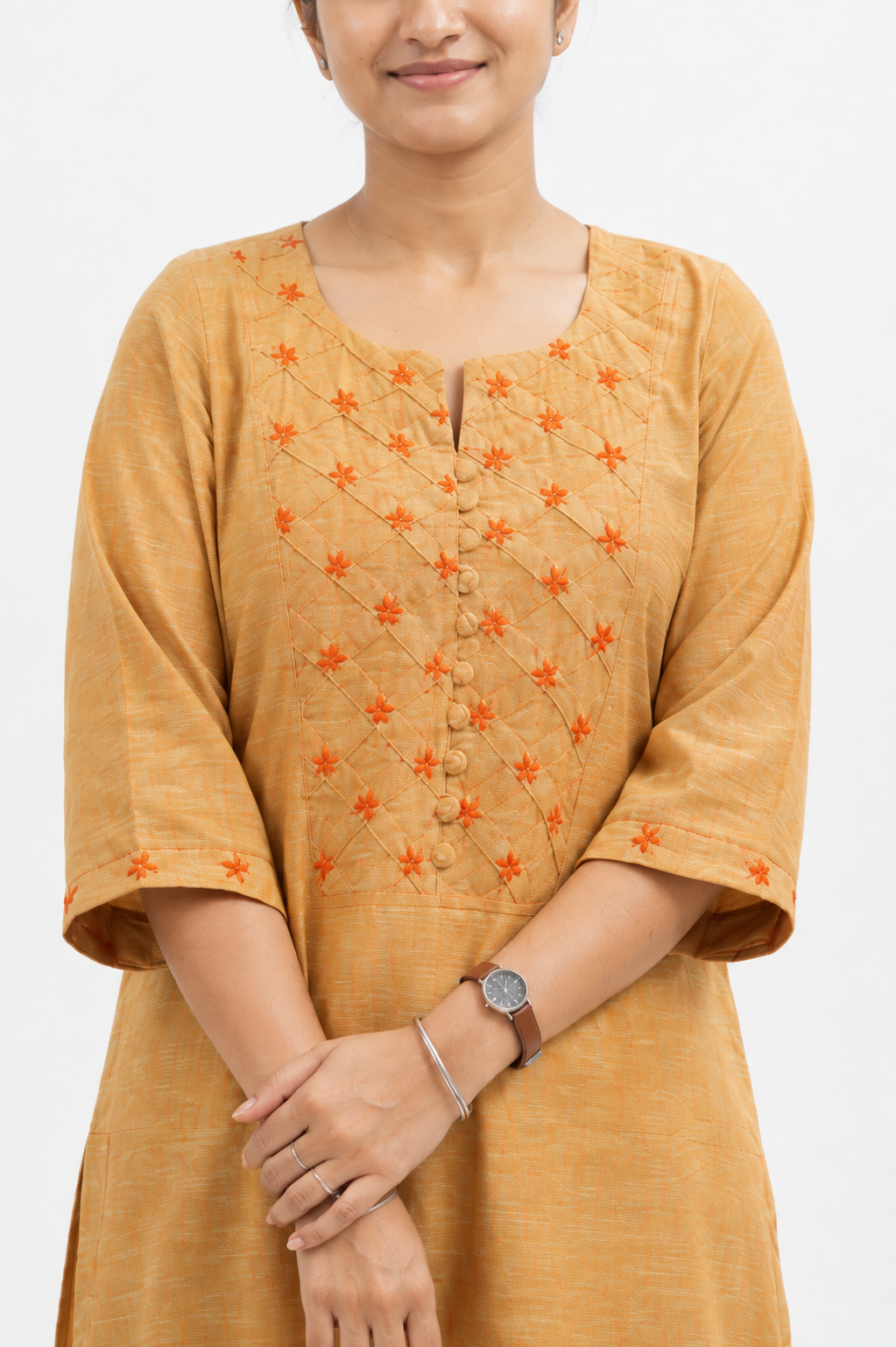 Daisy Embroidered Kurta