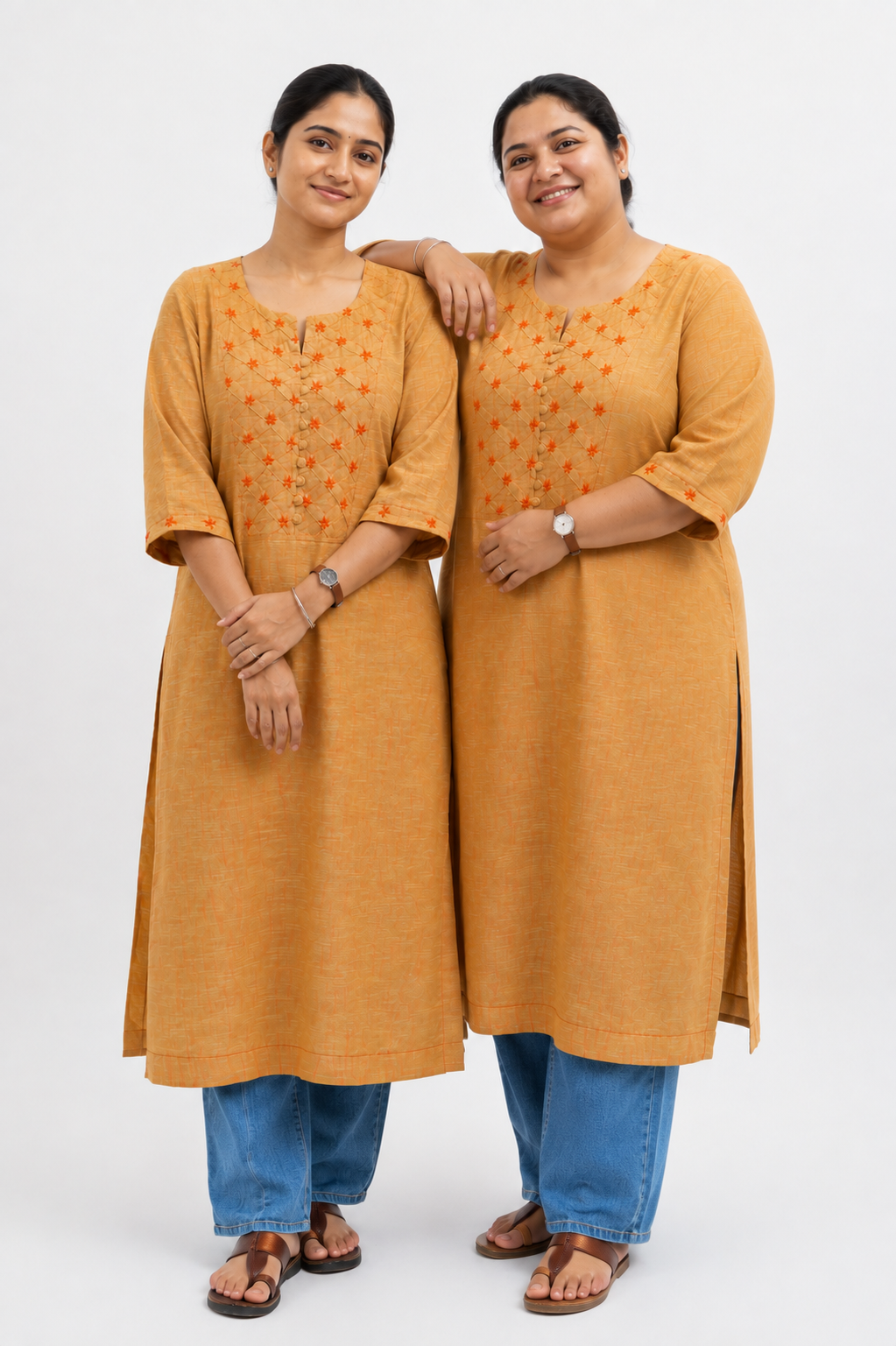 Daisy Hand embroidered Kurta