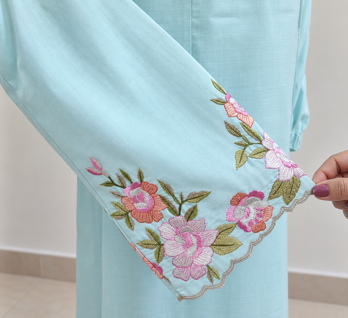 Kashida Kurta Set 15