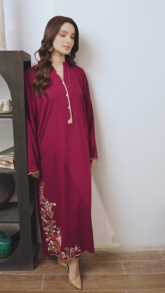 Kashida Kurta Set - 1